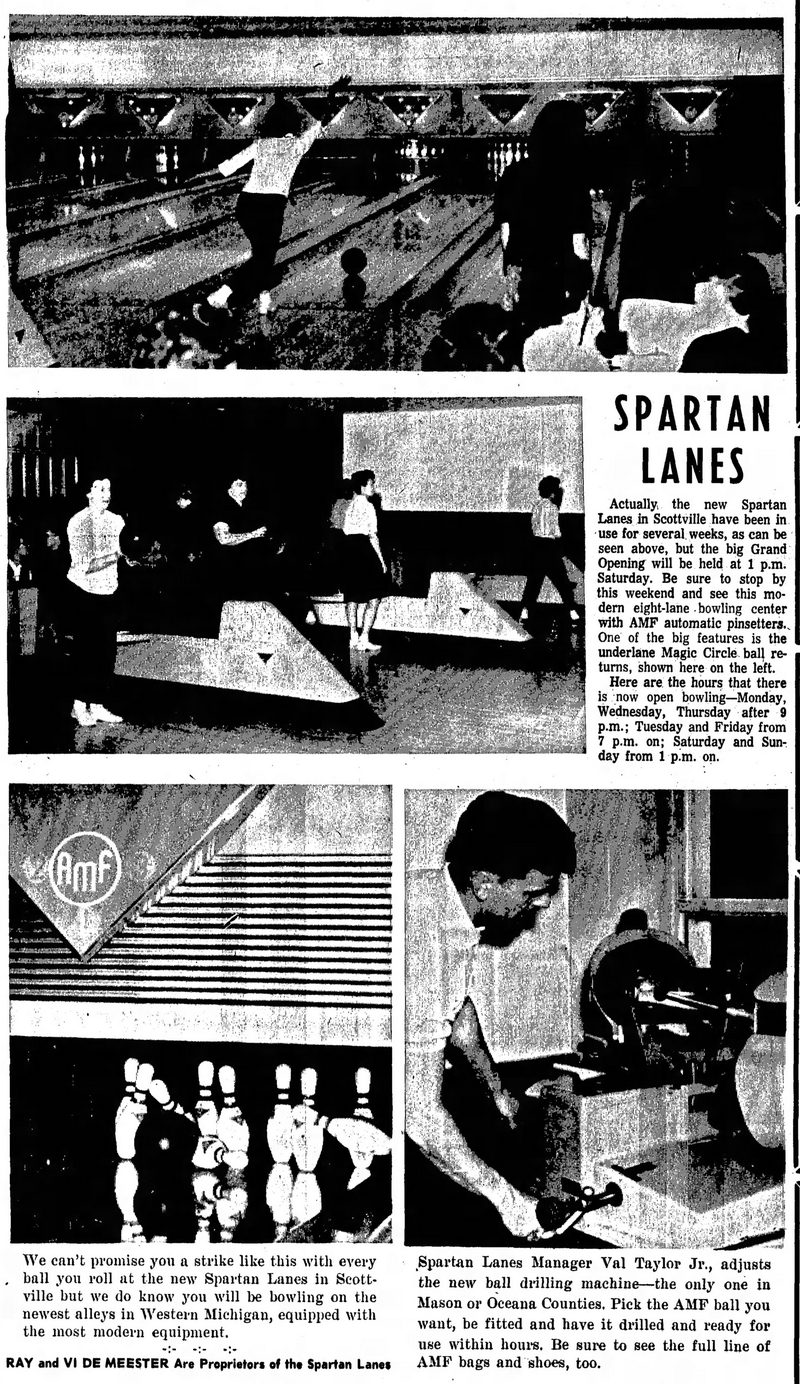 Spartan Lanes - 1964 Opening Article (newer photo)
